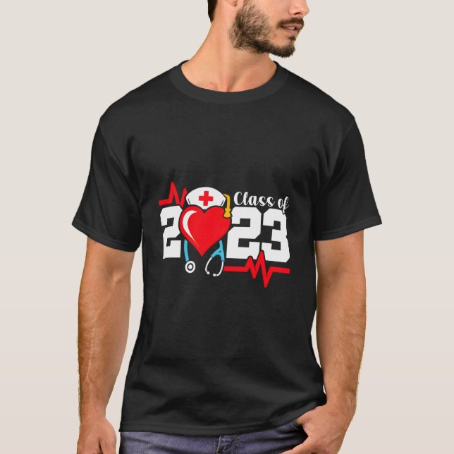 Nursing School Graduate Class Of 2023 Nurse Gradua T-Shirt (Vorderseite)