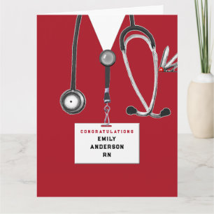 Nursing School Graduation Karte