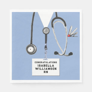 Nursing School Graduation Party Serviette