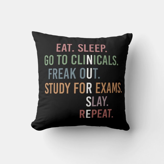 Nursing School student Future Nurse RN Gifts Kissen (Vorderseite)