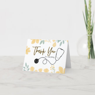 Nursing Thank You Card Dankeskarte
