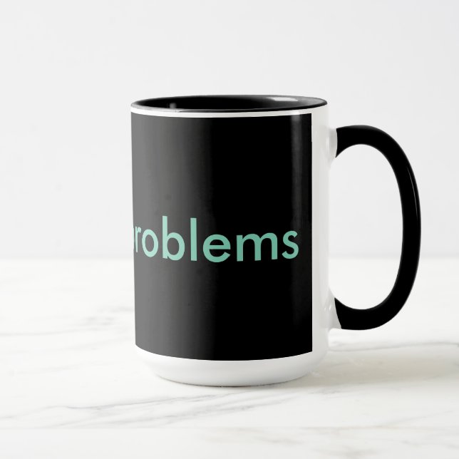 #nursingproblems schwarz & aqua tasse (Rechts)