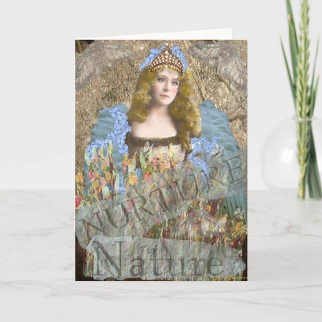Nurture Nature notecard Karte (Vorderseite)