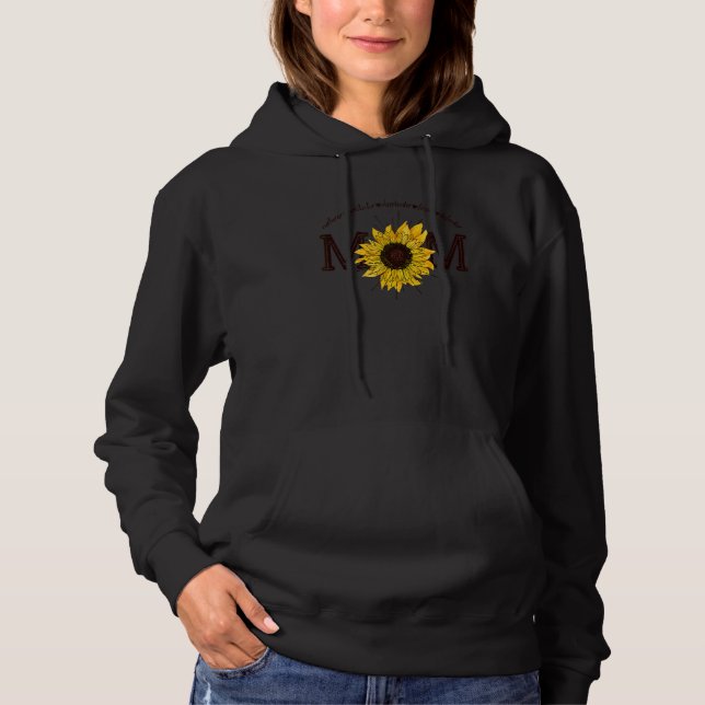 Nurturer Verteidiger Freund Sonnenblume Mama Mama  Hoodie (Vorderseite)