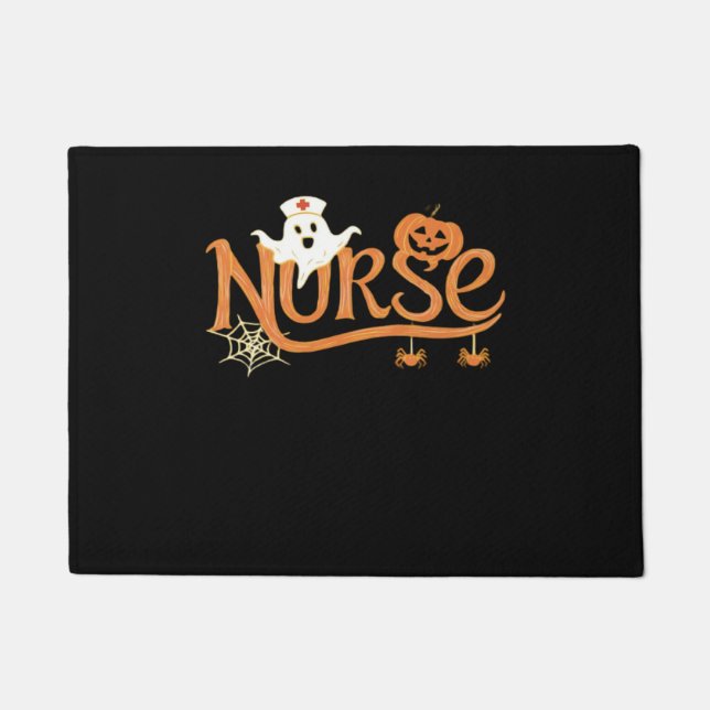 Nurween Niedlich Ghost und Pumpkin Essential T Fußmatte (Vorderseite)