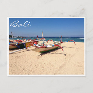 Nusa dua Boote Postkarte