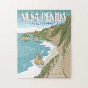 Nusa Penida Strand Bali Indonesien Vintage