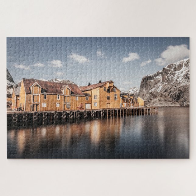 Nusfjord Village Lofoten Norwegen (Horizontal)