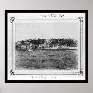 Nuspenye Moschee Tophane Istanbul 1885 Poster