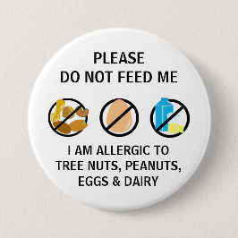 Nuss-Ei-Molkereiallergie füttern nicht Kinder Button