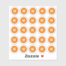 Nuss-freie Aufkleber