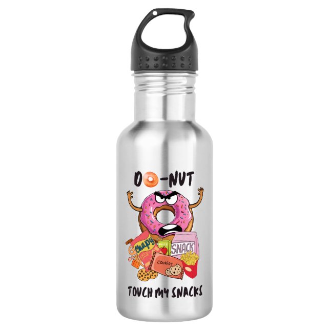 Nuss-Touch meine Snacks Edelstahlflasche (Vorderseite)