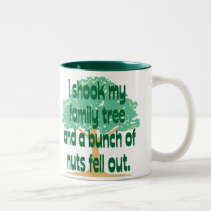 Nussartige Familie Zweifarbige Tasse