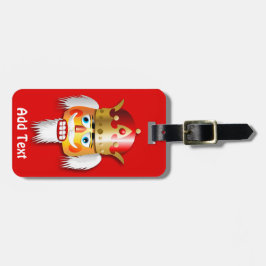 Nussartiger Nussknacker-König Gepäckanhänger