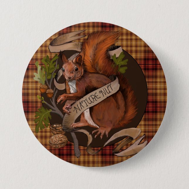 Nussbaum Button (Vorderseite)
