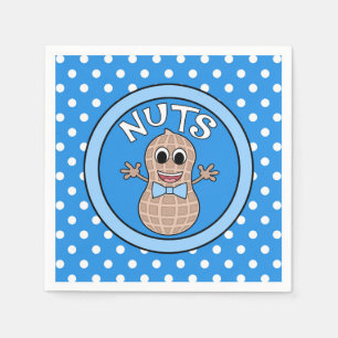 Nüsse oder kein Nuts Geschlecht decken Servietten