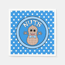 Nüsse oder Nüsse Geschlecht zeigen Servietten