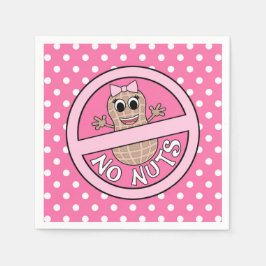 Nüsse oder Nüsse Geschlecht zeigen Servietten