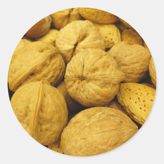 Nüsse Stickers 001 (Vorderseite)