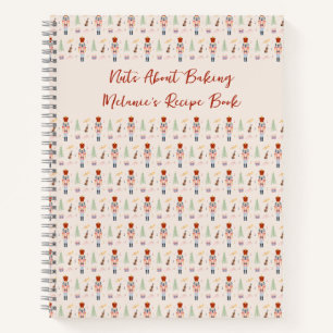 Nüsse über das Backen Nutcracker Funny Holiday Rez Notizbuch