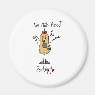 Nüsse über den Gesang Magnet