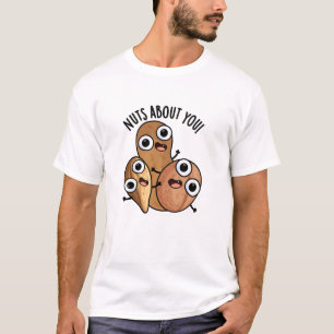 Nüsse über dich lustige Nut Puns T-Shirt