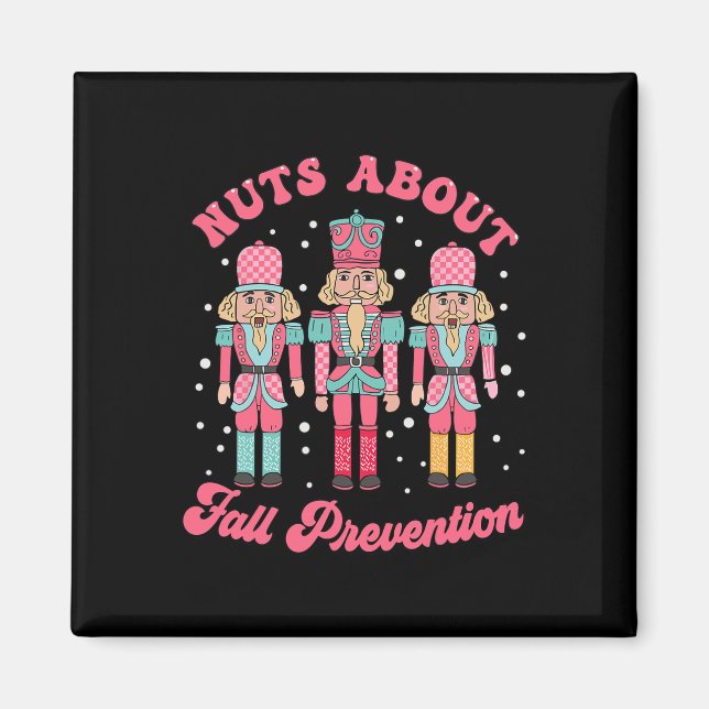 Nüsse über Herbstprävention Pt Nutcracker Ballett  Magnet (Vorne)