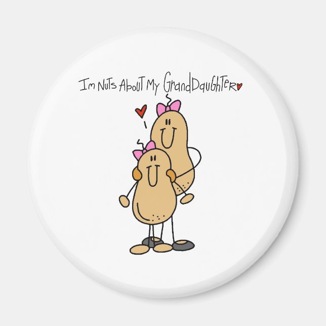 Nüsse über meine Enkelin Magnet (Vorne)