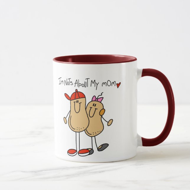 Nüsse über meine Mama-Sohn Tasse (Rechts)