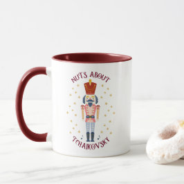 Nüsse über Tchaikovsky Nutcracker Holiday Music Tasse