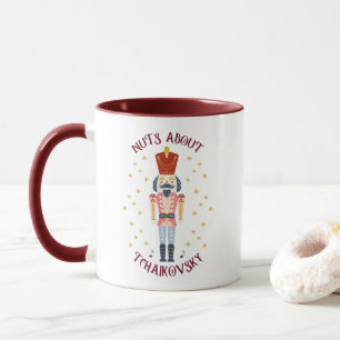 Nüsse über Tchaikovsky Nutcracker Holiday Music Tasse