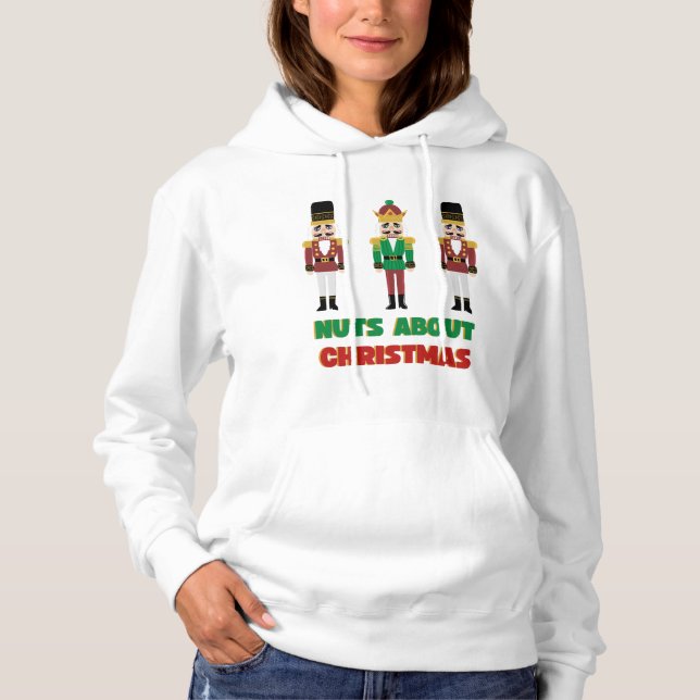 Nüsse über Weihnachts Hoodie Nutcracker Festival (Vorderseite)