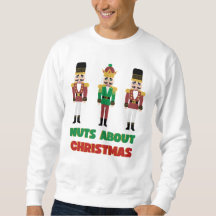 Nüsse über Weihnachts Nutcracker Sweatshirt
