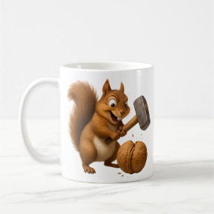 "Nussknackendes Eichhörnchen Kaffeetasse