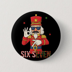 Nussknacker 67 Six Seven Weihnachten Meme Humor Mä Button
