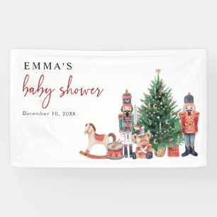 Nussknacker-Baby-Party Banner