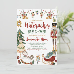 Nussknacker-Baby-Shower-Einladung Einladung
