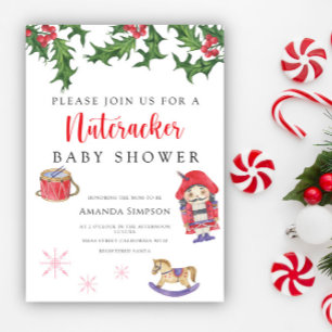 Nussknacker-Baby-Shower-Einladung Einladung