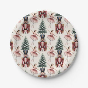 Nussknacker Ballerina Balletttänzer Weihnachtsbaum Pappteller