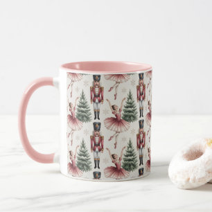 Nussknacker Ballerina Balletttänzer Weihnachtsbaum Tasse