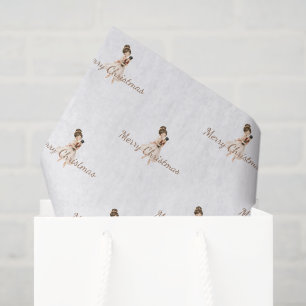 Nussknacker-Ballerina-Tänzerin Weihnachten Seidenpapier