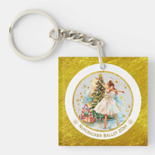 Nussknacker-Ballett-Ballerina - Weihnachtsandenken Schlüsselanhänger