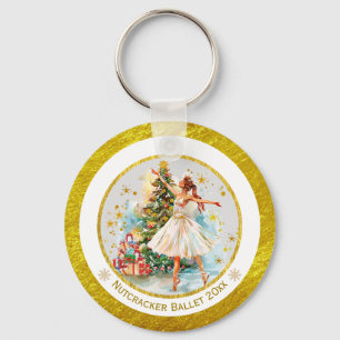 Nussknacker-Ballett-Ballerina - Weihnachtsandenken Schlüsselanhänger