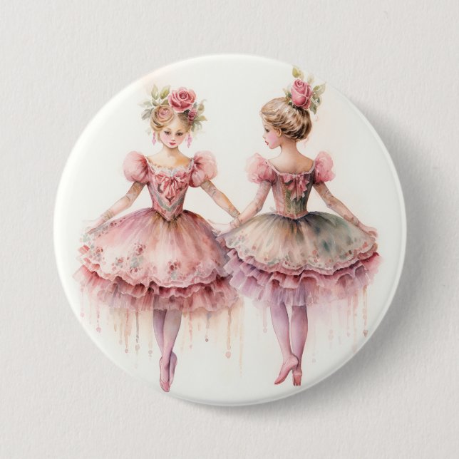 Nussknacker-Ballett, Rosenknospen Button (Vorderseite)