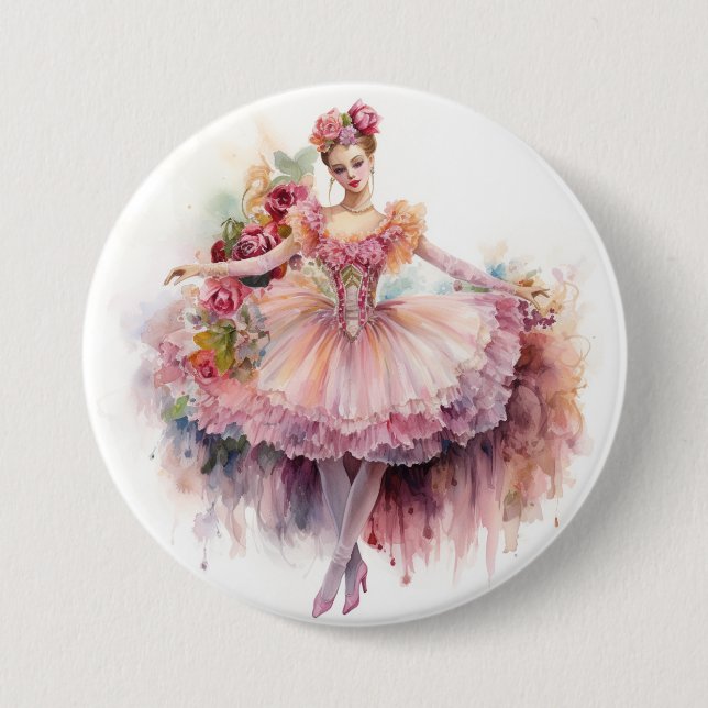 Nussknacker-Ballett, Walzer der Blumen  Button (Vorderseite)