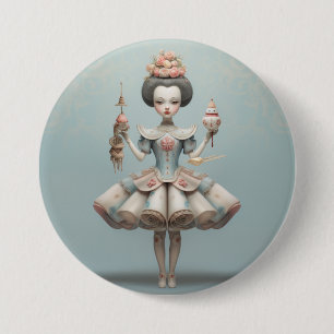 Nussknacker-Ballettmode-chinesische Tänzer Button