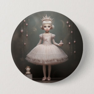 Nussknacker-Ballettmode-Zuckerpflaumenfee Button