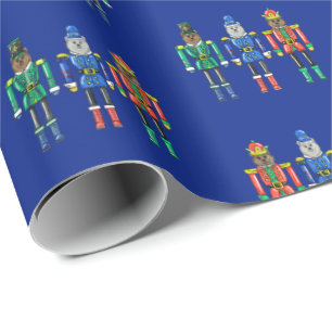 Nussknacker-Bären-Geschenkpapier Geschenkpapier