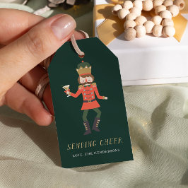 Nussknacker-Cocktail "Senden Freude" Weihnachten Geschenkanhänger
