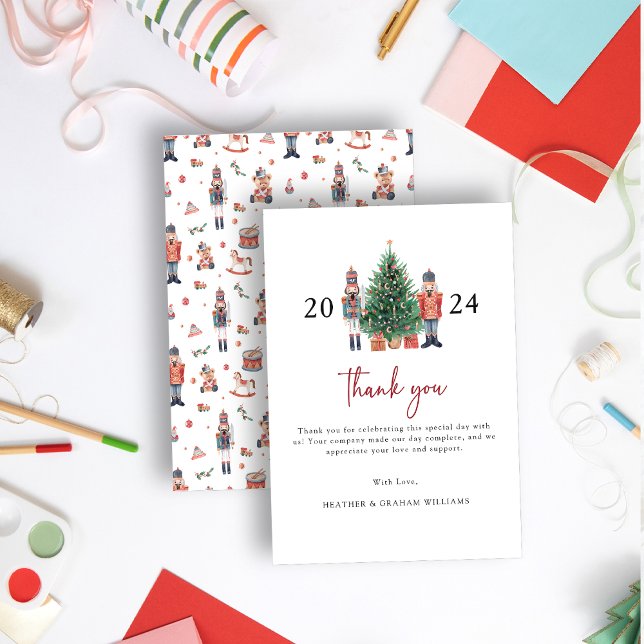 Nussknacker-Dankeskarten Dankeskarte (Nutcracker Thank You Card)